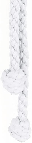 White benedictine monk - monk's, knot