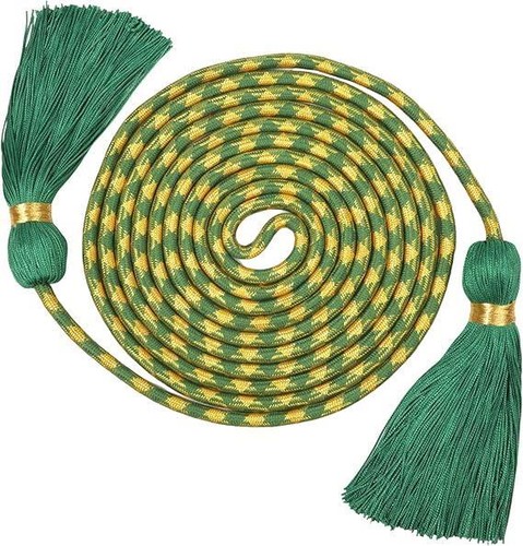 Green and gold tone - and, tassel